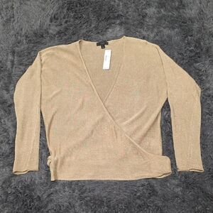 J. Crew Women's Wrap V-Neck Sweater. Size M. NWT